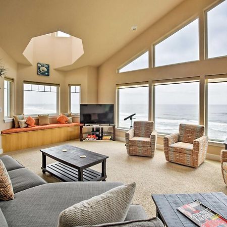 Oceanfront South Beach Home With Hot Tub And Sauna นิวพอร์ต ภายนอก รูปภาพ