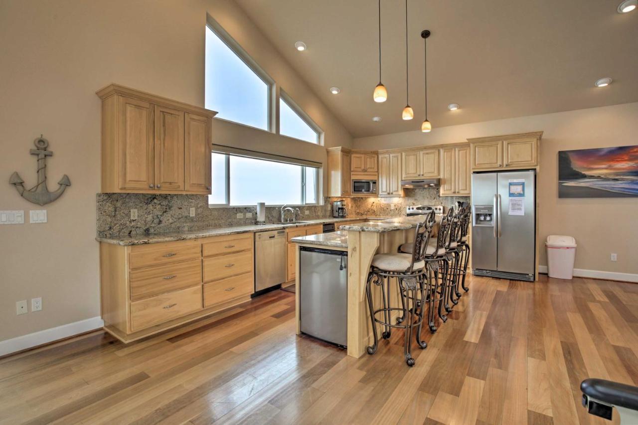Oceanfront South Beach Home With Hot Tub And Sauna นิวพอร์ต ภายนอก รูปภาพ