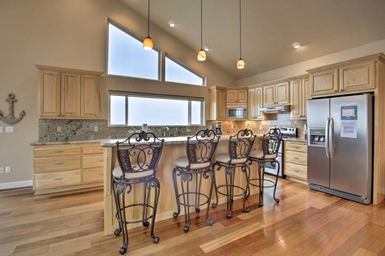 Oceanfront South Beach Home With Hot Tub And Sauna นิวพอร์ต ภายนอก รูปภาพ