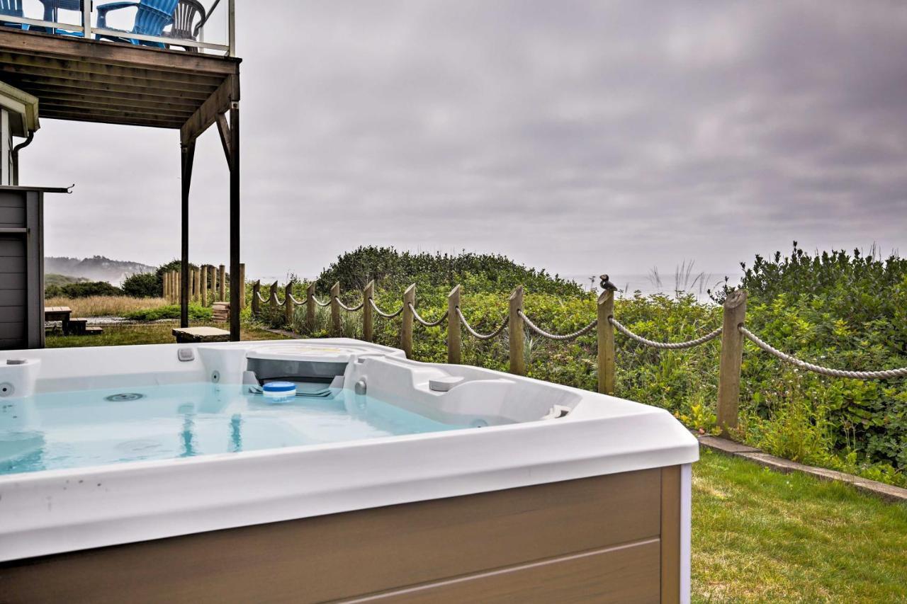 Oceanfront South Beach Home With Hot Tub And Sauna นิวพอร์ต ภายนอก รูปภาพ